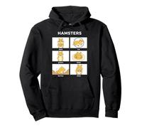 Funny Hamster Activities Pet Owner Dwarf Syrian Hamster Pullover Hoodie