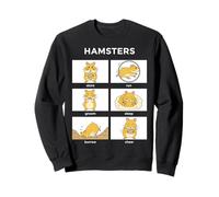 Funny Hamster Activities Pet Owner Dwarf Syrian Hamster Sweatshirt