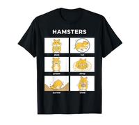 Funny Hamster Activities Pet Owner Dwarf Syrian Hamster T-Shirt