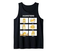 Funny Hamster Activities Pet Owner Dwarf Syrian Hamster Tank Top