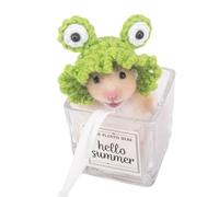 Funny Hamster Hat Ears Shaped Costume Birthday Guinea Pigs Headgears Supplies Adjustable Handwoven Hamster Costume Adult