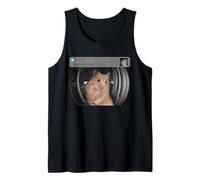 Funny Hamster Motion Front Door Meme Security Joke Tank Top