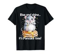 Funny Hamster Rise and Shine It's Pancake Time Breakfast T-Shirt
