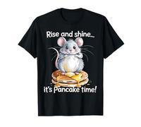 Funny Hamster Rise and Shine It's Pancake Time Breakfast T-Shirt