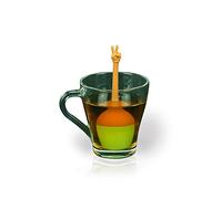 Funny Hand Gestures Tea Infuser Black Tea Strainer Silicone Loose Leaf Spice Holder Tea Tools Victory Gesture Tea Brewing