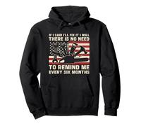 Funny Handyman Mechanic Dad If I Say I Will Fix It I Will Pullover Hoodie