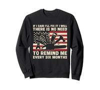 Funny Handyman Mechanic Dad If I Say I Will Fix It I Will Sweatshirt