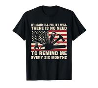 Funny Handyman Mechanic Dad If I Say I Will Fix It I Will T-Shirt