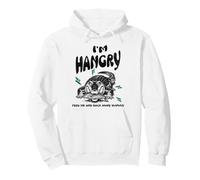 Funny hangry warning feed me alligator crocodile Florida Pullover Hoodie