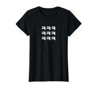 Funny Hangul Korean Laugh Characters Value Graphic T-Shirt, Women, Black, S