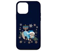 Funny Hanukkah Sloth Jewish Chanukah Sleeping Men Women Kids Case for iPhone 12 mini