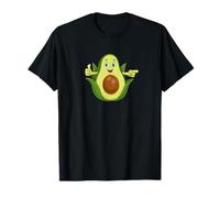 Funny Happy Avocado for Guacamole and Healthy Food Fans T-Shirt