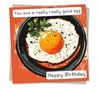 Funny Happy Birthday Card For Special Person - You Are A Really Good Egg - Humorous - For Friend, Husband, Wife, Relative, Best Friend, Colleague, Co-worker