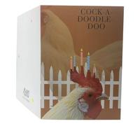 Funny Happy Birthday Cards Hilarious Pop Up Dick Birthday Cards Cock A Doodle Doo Greeting Card for Friends (Yellow, 21cmx14.5cm)