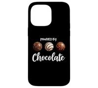 Funny happy chocolate day Powered by chocolate Case for iPhone 14 Pro Max