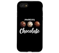 Funny happy chocolate day Powered by chocolate Case for iPhone SE (2020) / 7 / 8