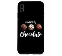 Funny happy chocolate day Powered by chocolate Case for iPhone XS Max