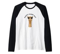Funny Happy Hump Day Camel Lover Pun Raglan Baseball Tee