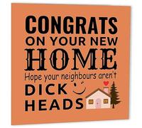 Funny Happy New Home Card - New Neighbours - Rude Housewarming Congratulations