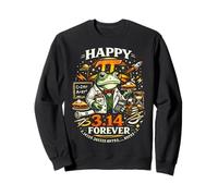Funny Happy Pi Day Sometimes I Be Frog 3.14 Math Teacher Sweatshirt