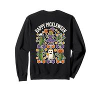 Funny Happy Pickleween Halloween Pickle Costume Design Sweatshirt