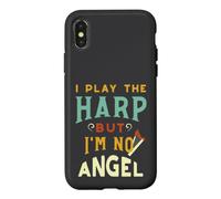 Funny Harp I play the harp but I'm no angel Case for iPhone X/XS