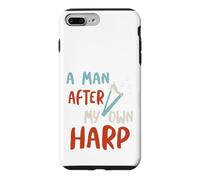 Funny Harp Pun, A man after my own harp Case for iPhone 7 Plus/8 Plus