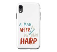 Funny Harp Pun, A man after my own harp Case for iPhone XR