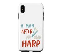 Funny Harp Pun, A man after my own harp Case for iPhone XS Max