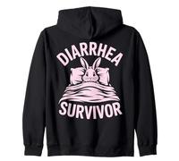 Funny Have The Runs Diarrhea Survivor Zip Hoodie