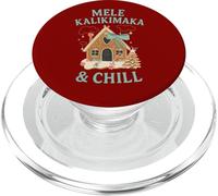 Funny Hawaiian Christmas Chill Holiday Mele Kalikimaka XMAS PopSockets PopGrip for MagSafe