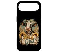Funny Hay Girl Farm Cow Licking Tongue Out Case for iPhone Air