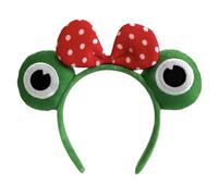 Funny Headbands Elastic Green Frog Headpiece Makeup Headbands