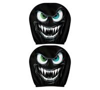 Funny Headrest Covers Halloween | Big Eyes Car Headrest Protector Decoration - Elastic Auto Interior Head Rest Covers for Halloween Driver Passenger Women Men Vehicles