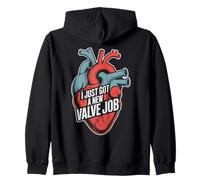 Funny Heart Surgery Recovery I Just Got A New Valve Job Zip Hoodie