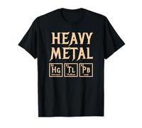 Funny Heavy Metal music elements from the Periodic Table pun T-Shirt