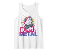Funny heavy metal unicorn punk unicorn festival Tank Top