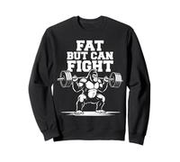 Funny Heavyweight Gym Fat But Can Fight Cardio Gorilla Beast Sweatshirt