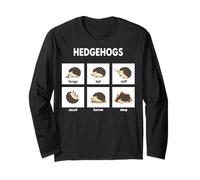 Funny Hedgehog Activities Pet Owner Pygmy Hedgehog Long Sleeve T-Shirt