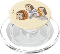 Funny Hedgehog Anti Depressant Zoo Boys Girls Kids PopSockets PopGrip for MagSafe