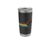 Funny Hedgehog, Not a Hugger Retro Vintage Sarcastic Apparel Stainless Steel Insulated Tumbler