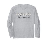 Funny Hedgehog, This is How I Roll Long Sleeve T-Shirt