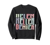 Funny Helen Keller Denier Meme Retro Vintage Sweatshirt