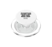 Funny Helicopter Pilot Husband Ask My Wife PopSockets PopGrip for MagSafe