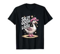 Funny Hen Doo Birthday Party Silly Goose on the Loose T-Shirt