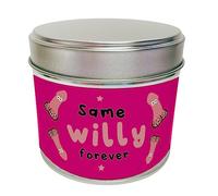 Funny Hen Party Candle for Bride to Be Same Willy Forever Vanilla