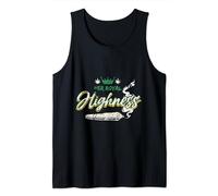Funny Her Royal Highness Smoking Marijuana Joint Weed Tank Top