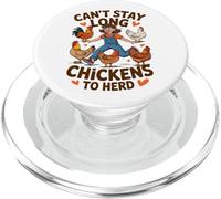 Funny Herding Cats Joke For Women Men Humor Sarcasm PopSockets PopGrip for MagSafe