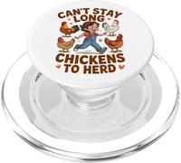 Funny Herding Cats Joke For Women Men Humor Sarcasm PopSockets PopGrip for MagSafe