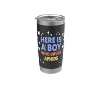 Funny Here is A Boy Who Loves Aphids Stainless Steel Insulated Tumbler